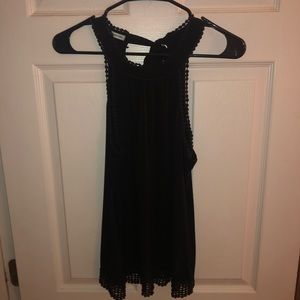 Black tank top